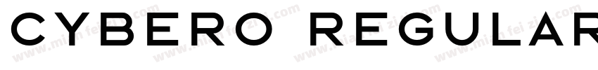 Cybero Regular字体转换